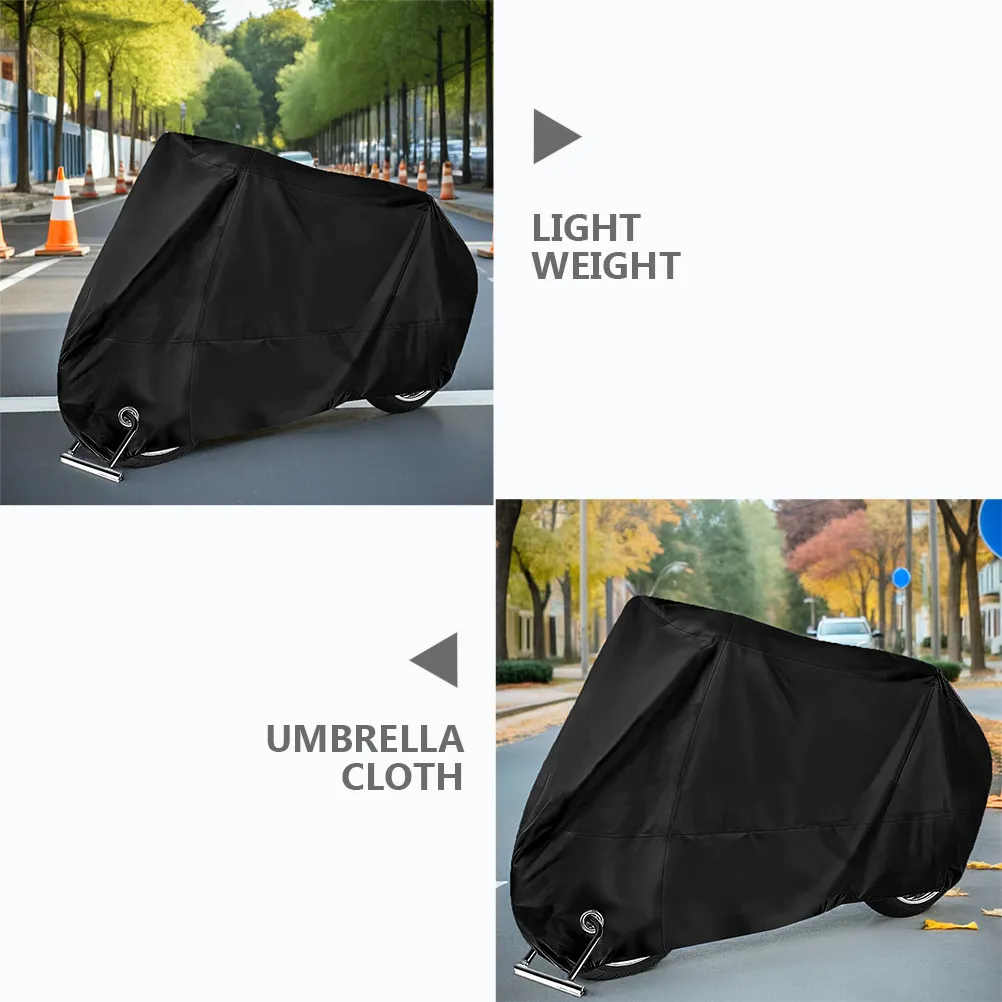 Motorcycle Friendly Recyclable Umbrella Cloth Waterproof Heat Insulating Dust Dirt Snow Protection Lightweight