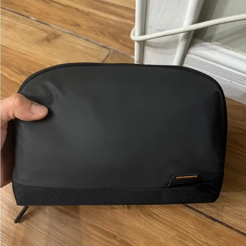 Travel Electronics Organizer Durable Portable Pouch for Power Bank USB Cords Hard Drives Family Trip Use