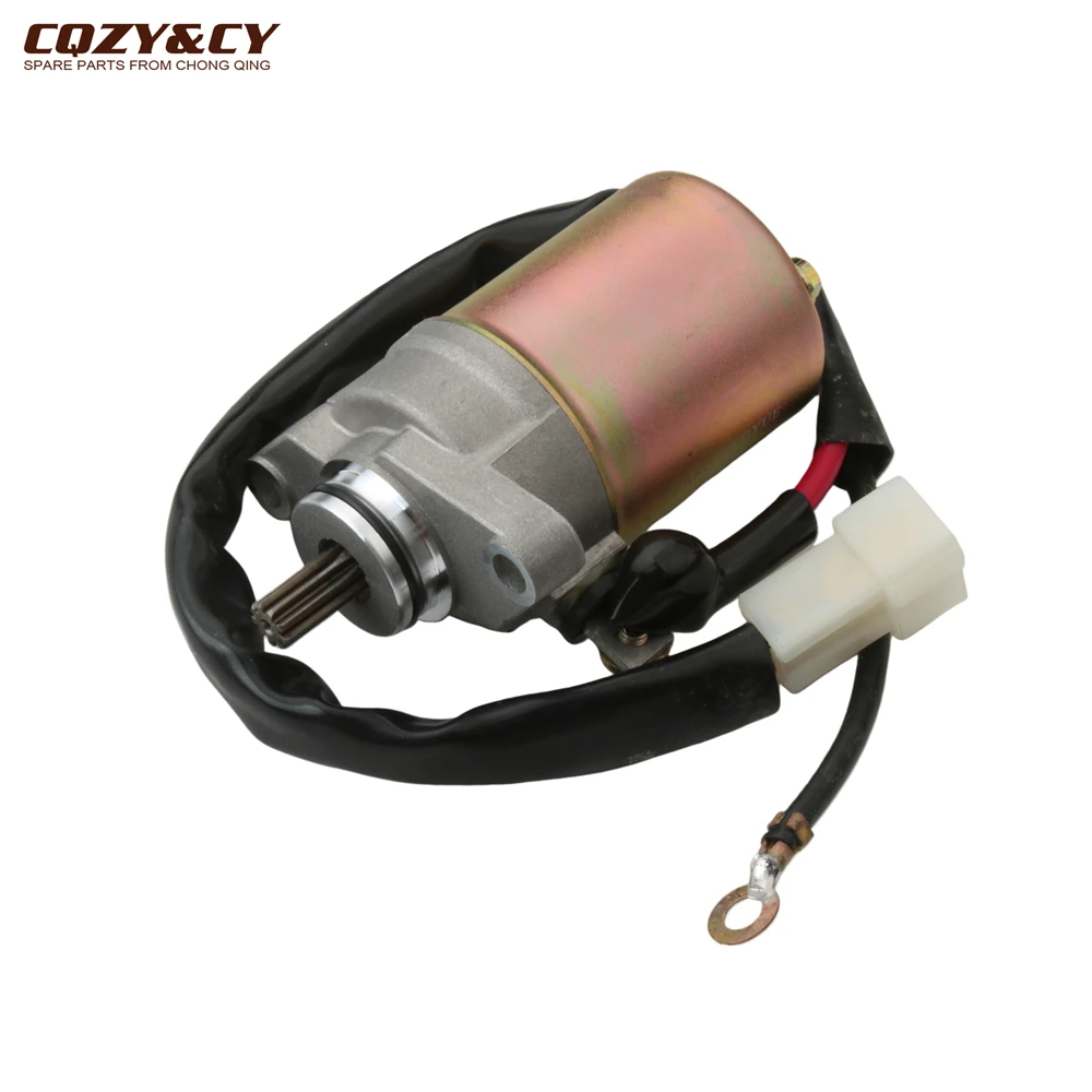 Scooter 9 Teeth Electric Starter Motor For Yamaha  Jog 90 CY90 4DM 3WF-81800-00 1PE40QMB 1E40QMA QMB 2T Engine Parts