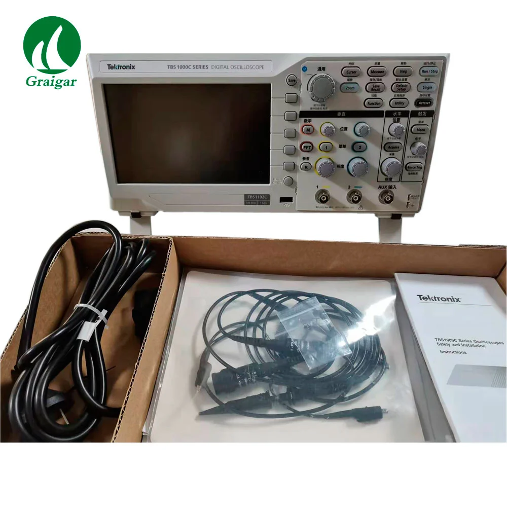 Tektronix TBS1102C Digital Storage Oscilloscope 100 MHz 2 Channel 1 GS/s TBS1102C