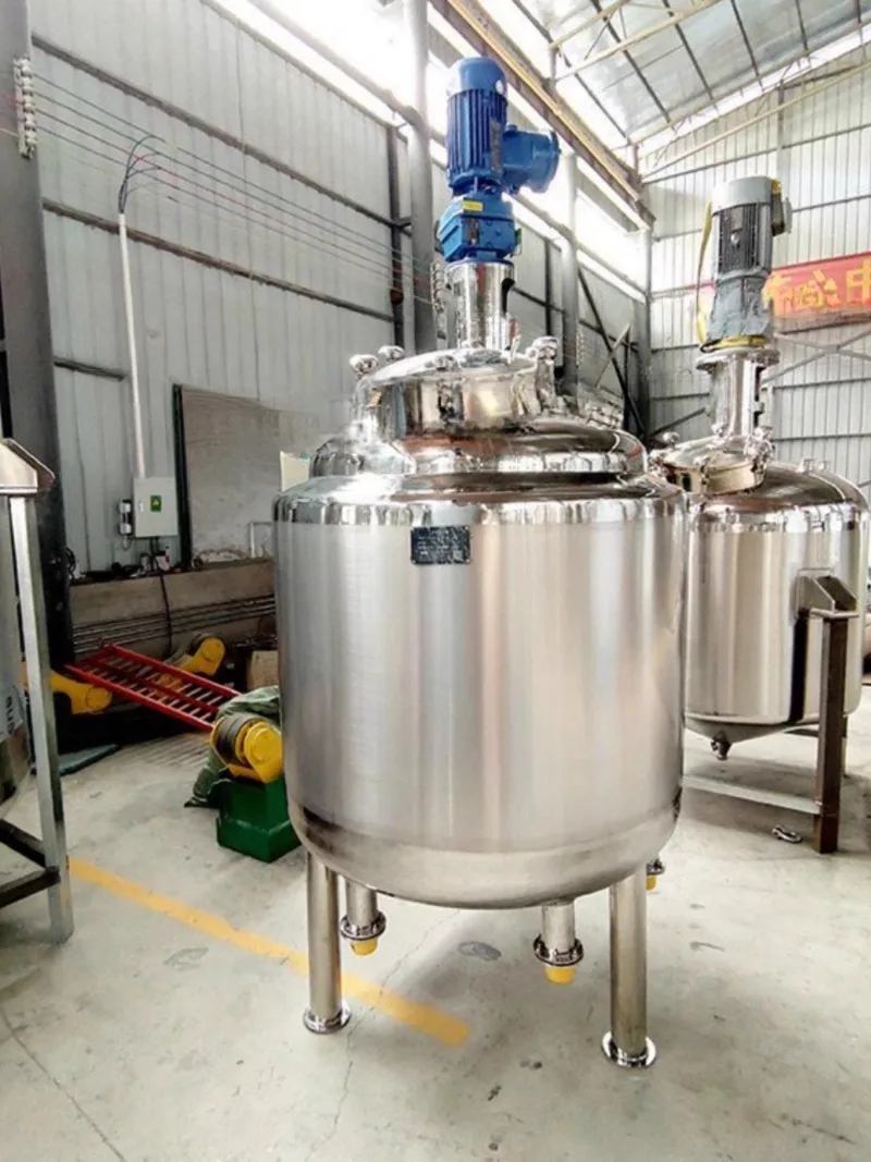 Cosmetics High Shear Stainless Steel Reaction Kettle High Viscosity Cream Electric Heating Vacuum Homogeneous Stirring Emulsion