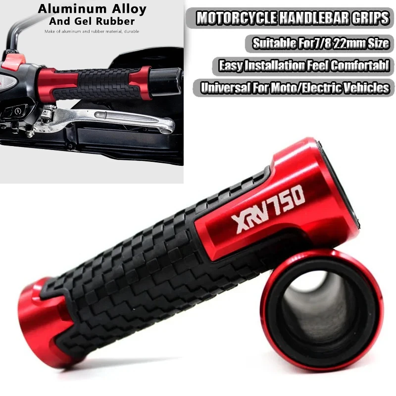 

Для XRV750 L-Y Africa Twin 1990-2003 XRV 750 аксессуары для мотоциклов с ЧПУ 7/8 "22 мм противоскользящая ручка, крышка руля, ручки