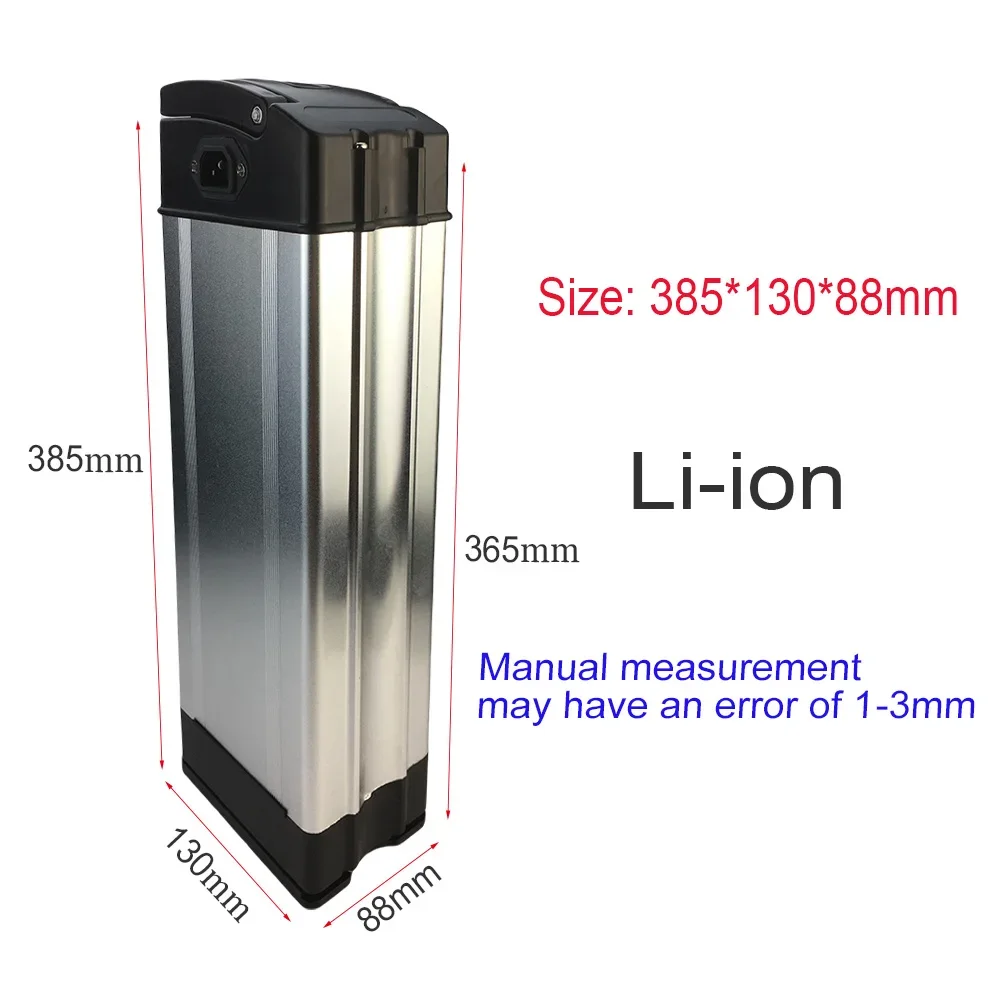 48V 10000/15000/20000mAh HaiBa Li-ion Battery Pack Rechargeable Electric Bicycle E-Scooter Replacement Battery with Charger