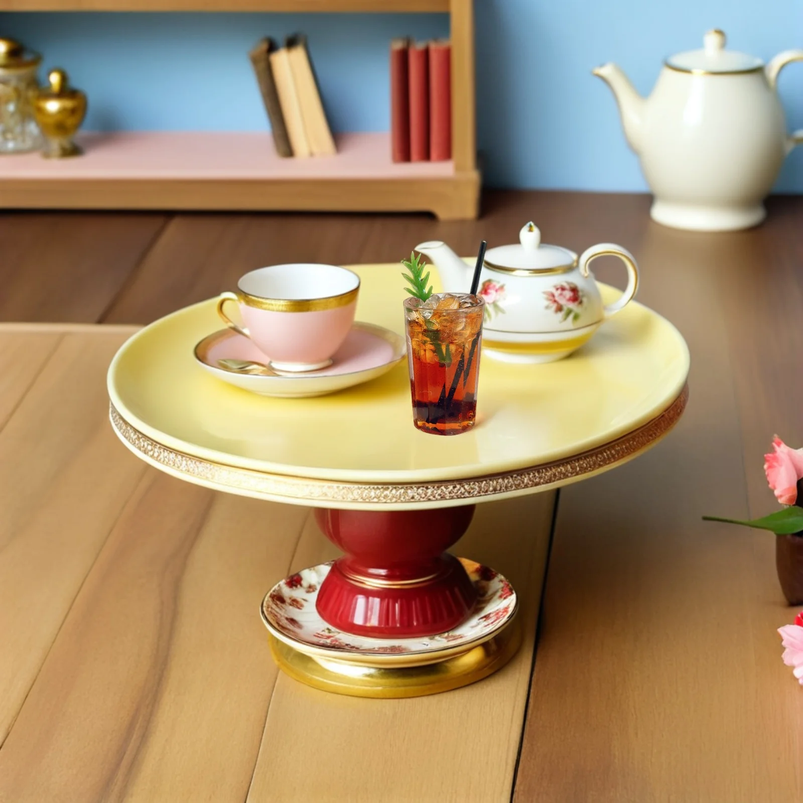 

4Pcs Miniature Resin Coffee Cups Realistic Latte Mug for Dollhouse Decorations Crafts Mini House Drink Mini Resin Cup Ornaments