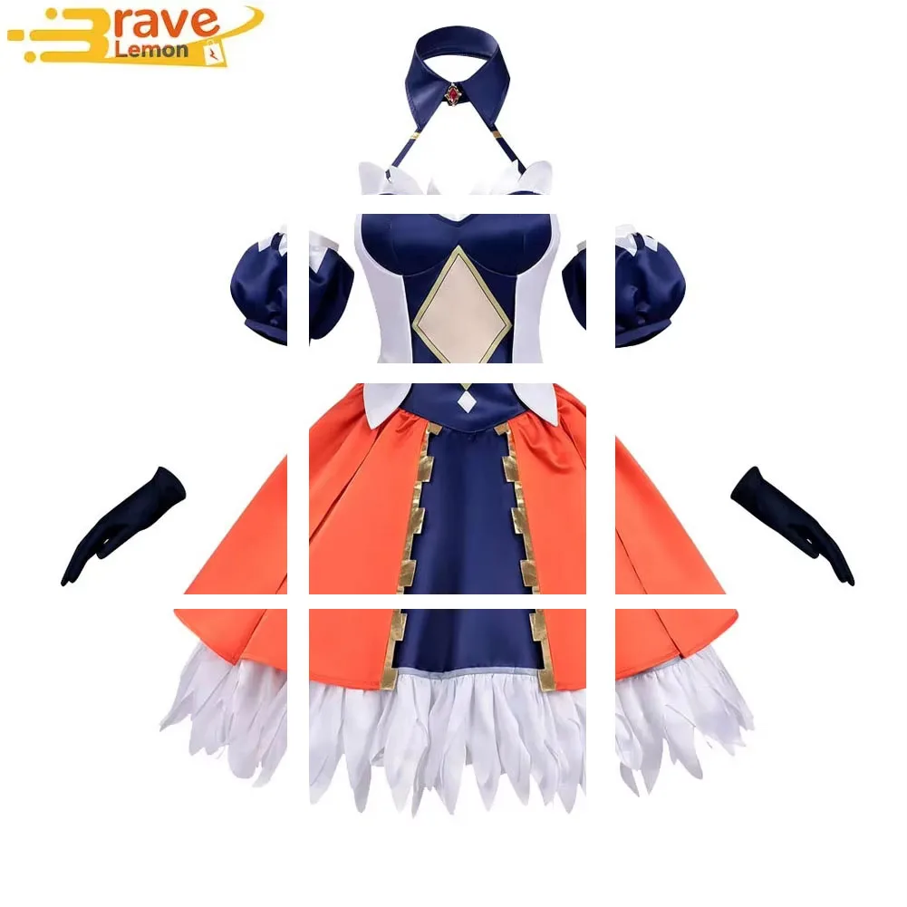 

Alvitr Cosplay Women Fantasy Dress Anime Ragnarok Record Costume Roleplay Clothing Outfit Female Halloween Carnival Party Suit