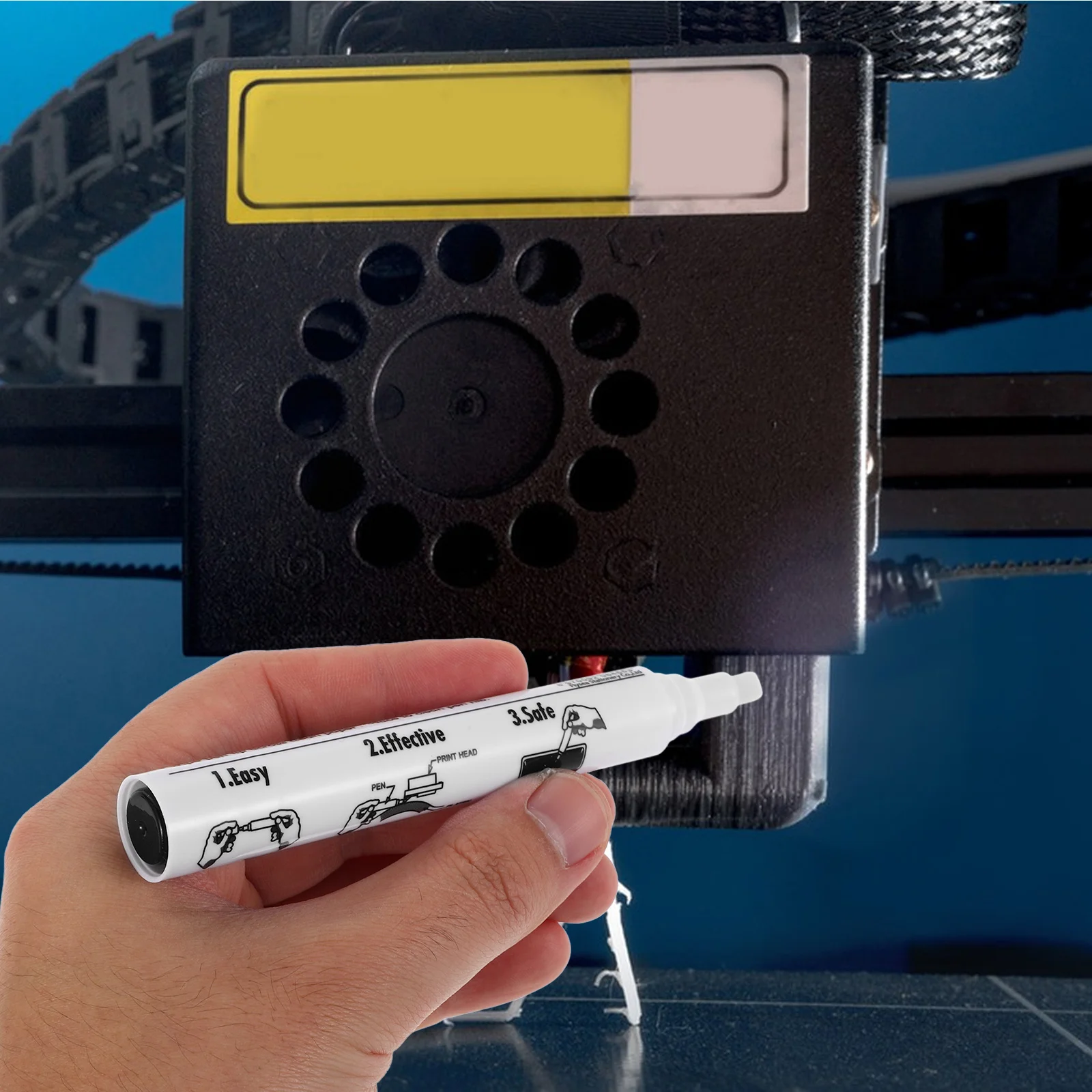 

5pcs Thermal Printer Cleaning Pen Print Head Maintenance Tool Compatible With Various Models Portable Printhead Cleaner For