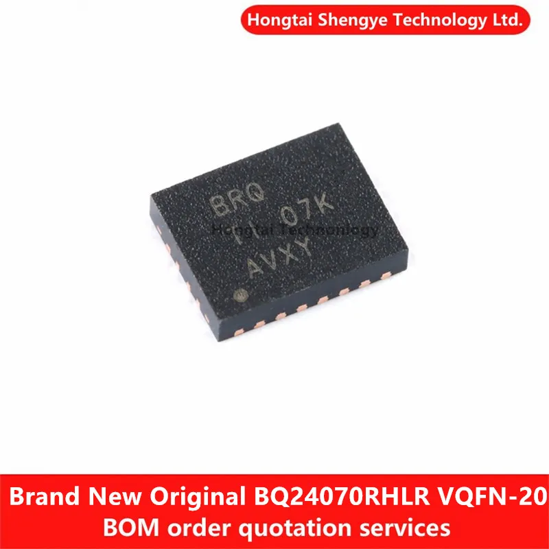 New Original SMT BQ24070RHLR Silkscreen BRQ VQFN-20 Battery Power Management Chip