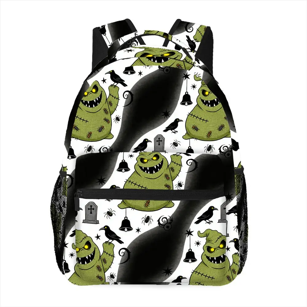 

1 шт., рюкзак с модным принтом «Кошмар перед Рождеством» Oogie Boogie, подходящий для одежды, подходящий для повседневных поездок на работу