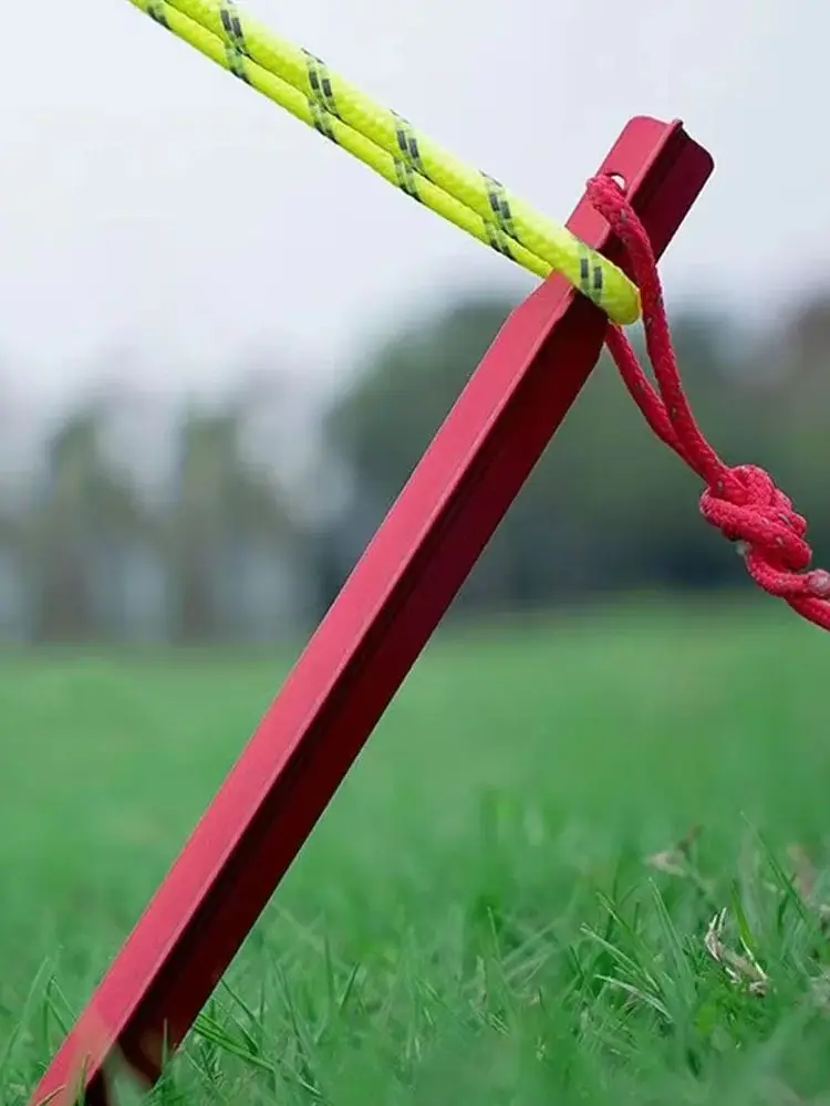 Śledzie do namiotu 18 cm / 7 cali, lekkie kołki do namiotu, szpilki do plandeki, akcesoria i wyposażenie do namiotów kempingowych i turystycznych. — 2