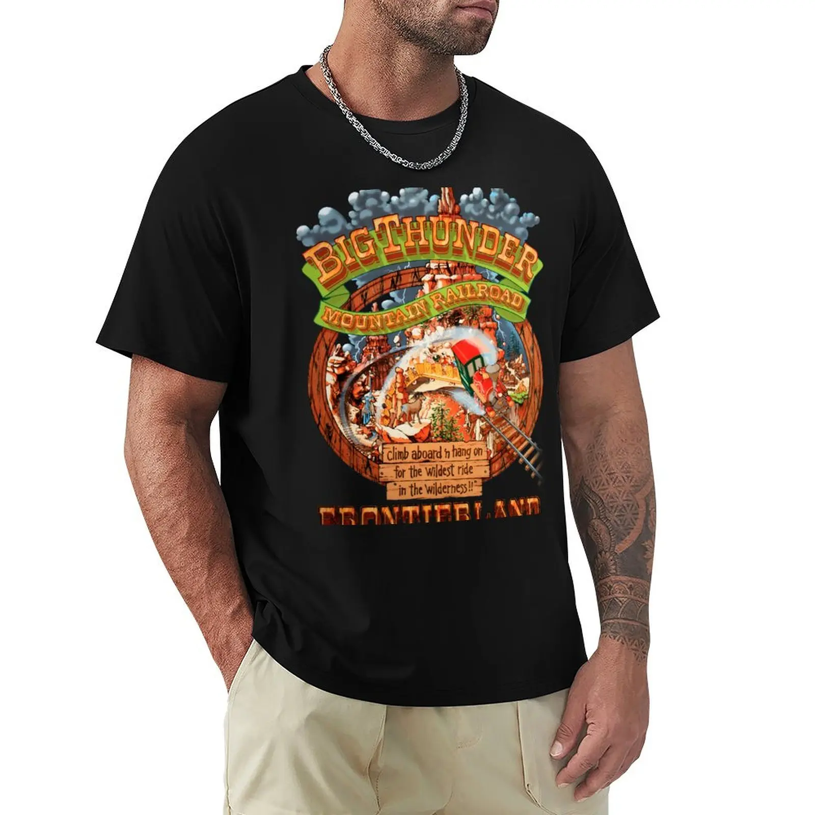 Big Thunder Mountain Railroad T-Shirt man t shirt luxury T-Shirt