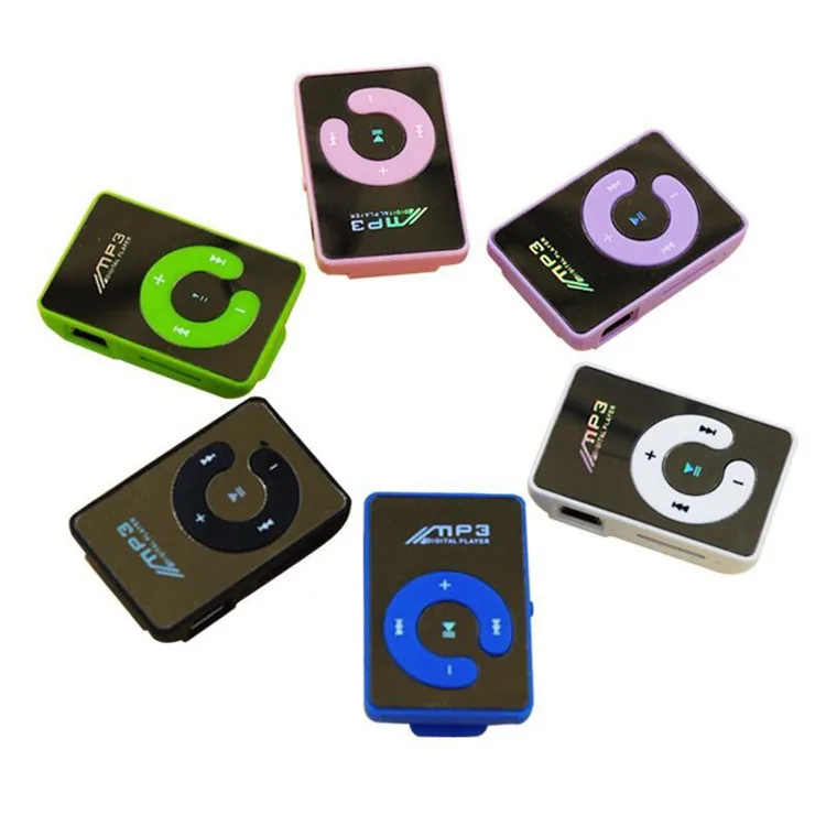 Kov klip MP3 hráč s mikro TF/SD drážka hudba přenosné mini móda mp3 s sluchátko USB 2.0 levý bok lodi sportovní MP3 hráč dárky