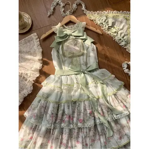 10 best sales grön lolitaklänning - №8