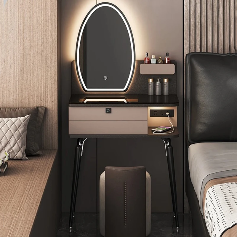 Italian Modern Vanity Table Aesthetic Premium Elegant Classic Vanity Table Exquisite Durable Meuble Chambre Bedroom Furniture