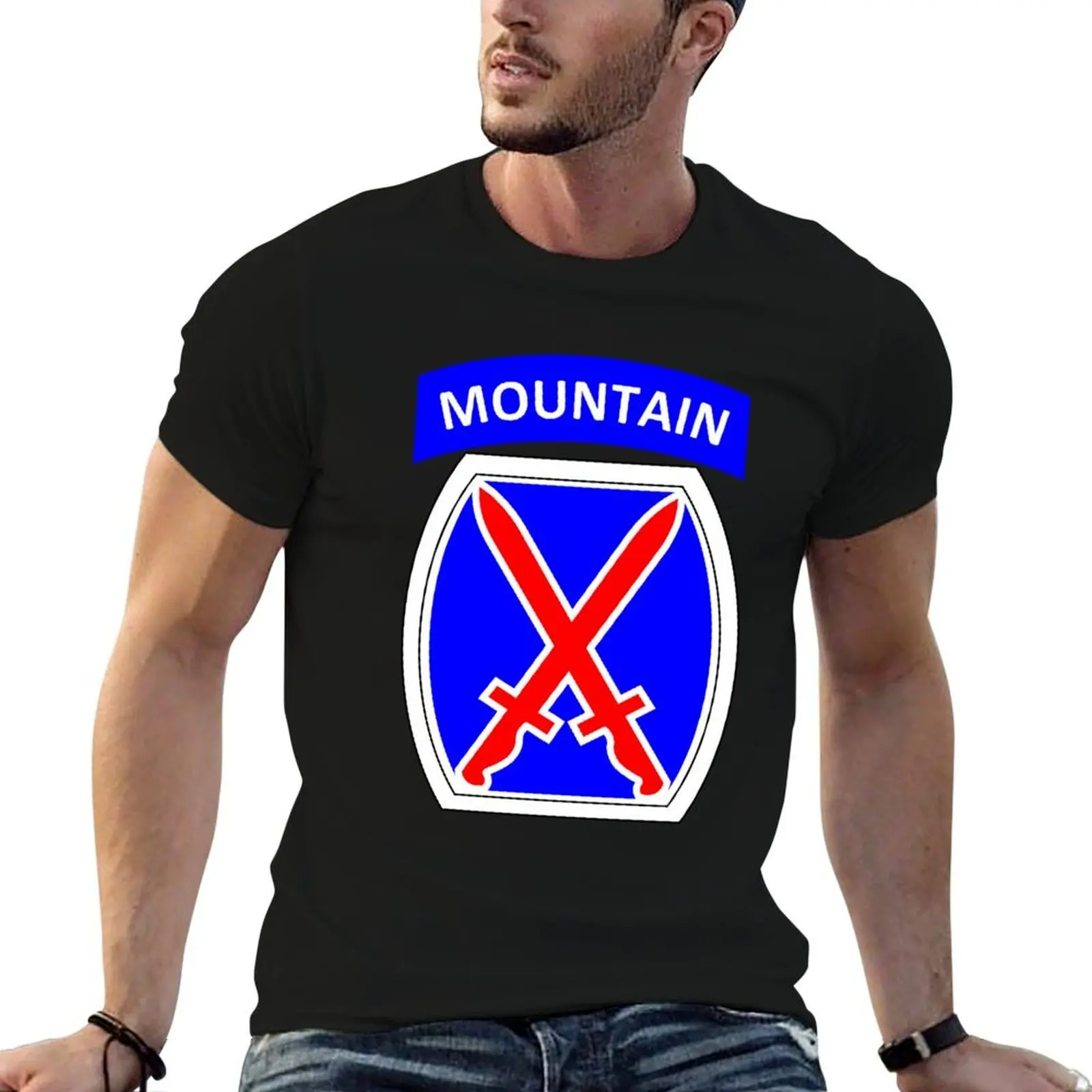 

10th Mountain Division (United States) T-Shirt man t shirt designer man t shirts for men funny t shirts cotton T-shirt