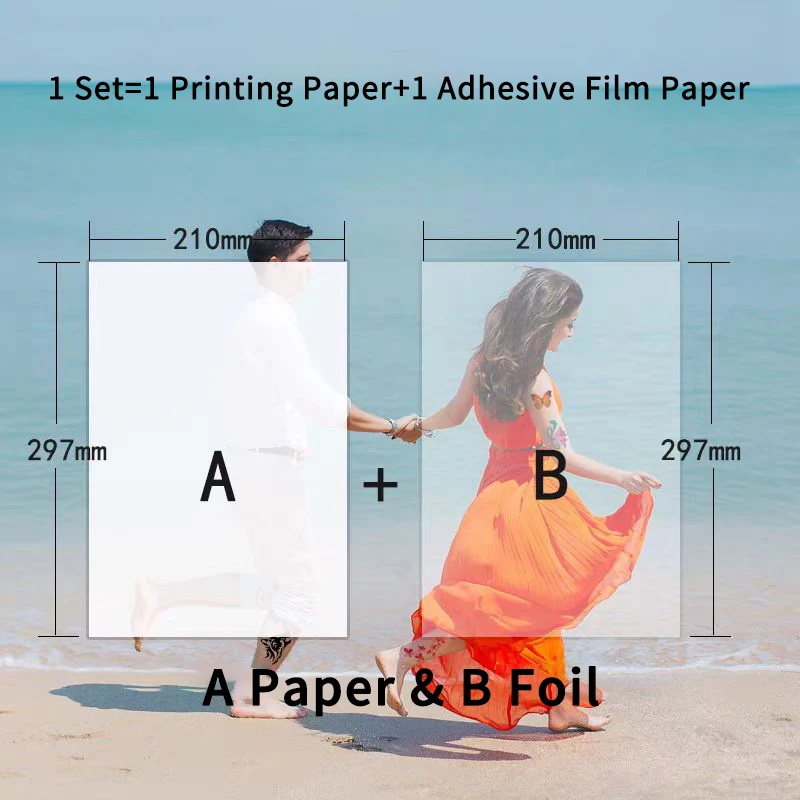 5/10 ชุด A4 Transfer กระดาษ DIY Art กันน้ําชั่วคราว Tattoo Skin กระดาษอิงค์เจ็ทหรือเครื่องพิมพ์เลเซอร์เหมาะสําหรับผู้ใหญ่เด็ก