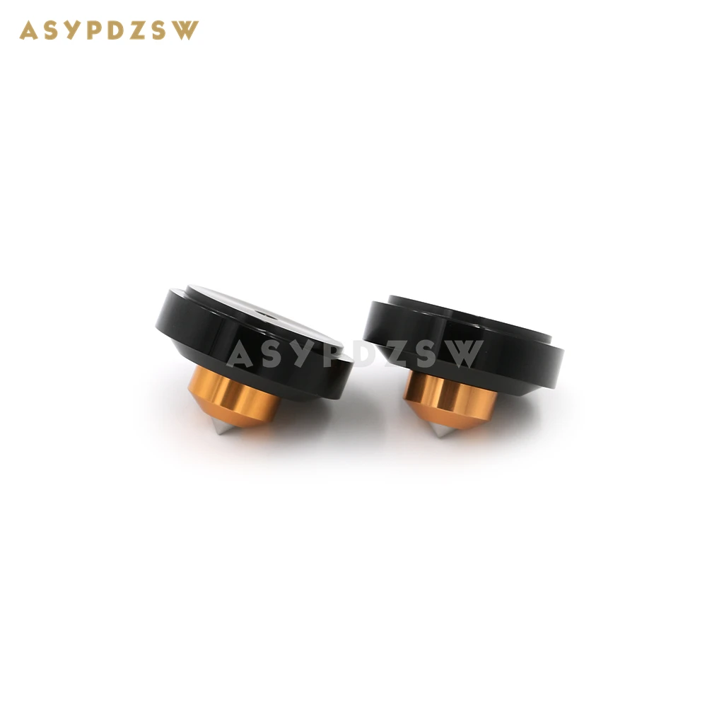 

4PCS 39*26mm Aluminum machine feet Amplifier Speaker shock pads damping spikes Black/Silver (Optional)