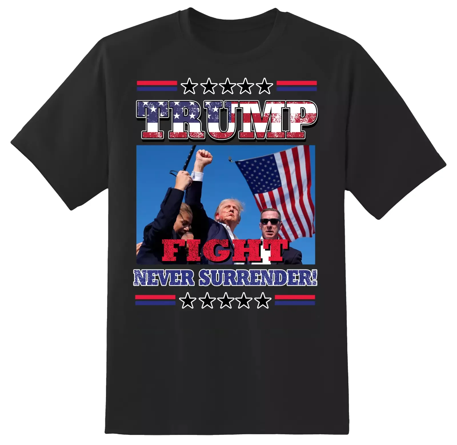 MAGA Fist Pump President Donald Trump Rally Shooting Shirt USA Trump 2024 Fight