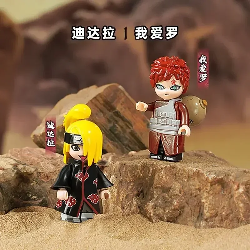 مكعبات بناء من Keeppley Naruto للأولاد والبنات ، Gaara VS Deidara ، ألغاز زينة ، ألعاب نموذجية مجمعة ، هدايا أعياد الميلاد