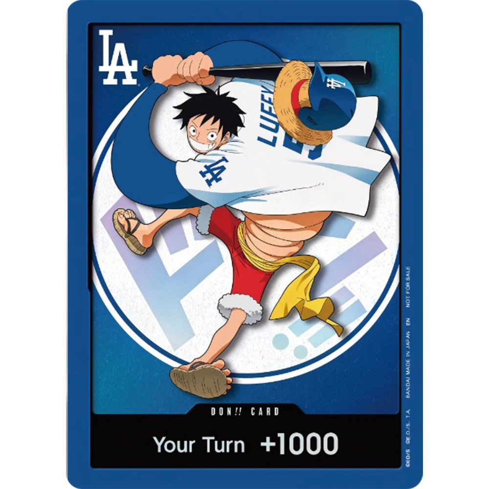 ONE PIECE Collection Cards Baseball Monkey D. Luffy DON!! Card DIY High Quality Self Made Game Anime Cards Gift Toy