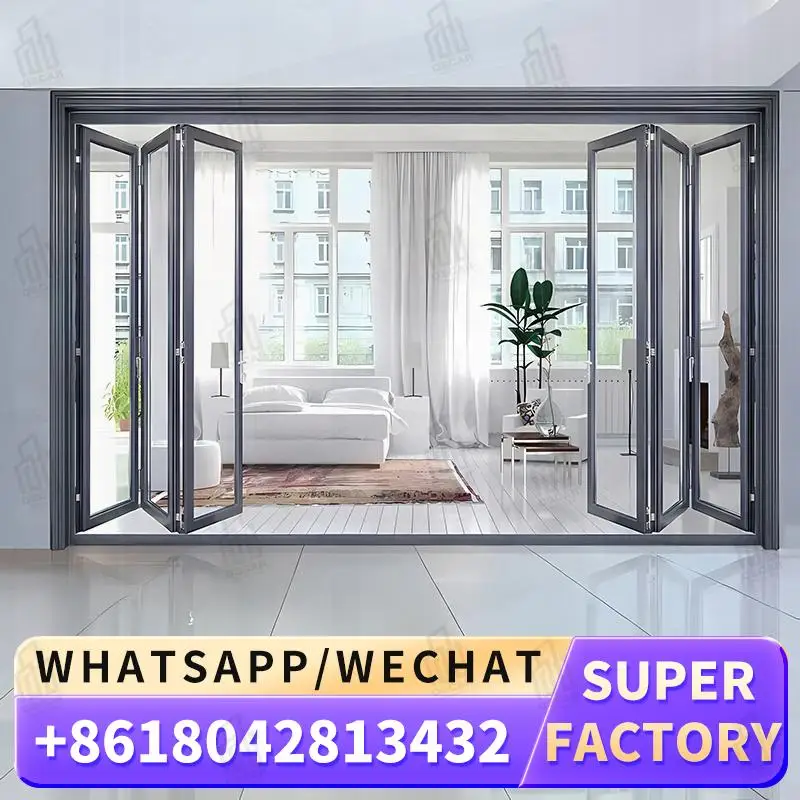 

Customizable High Function Windows Foldable Door Ideal for European Office Spaces Factory Made Windows Foldable Door
