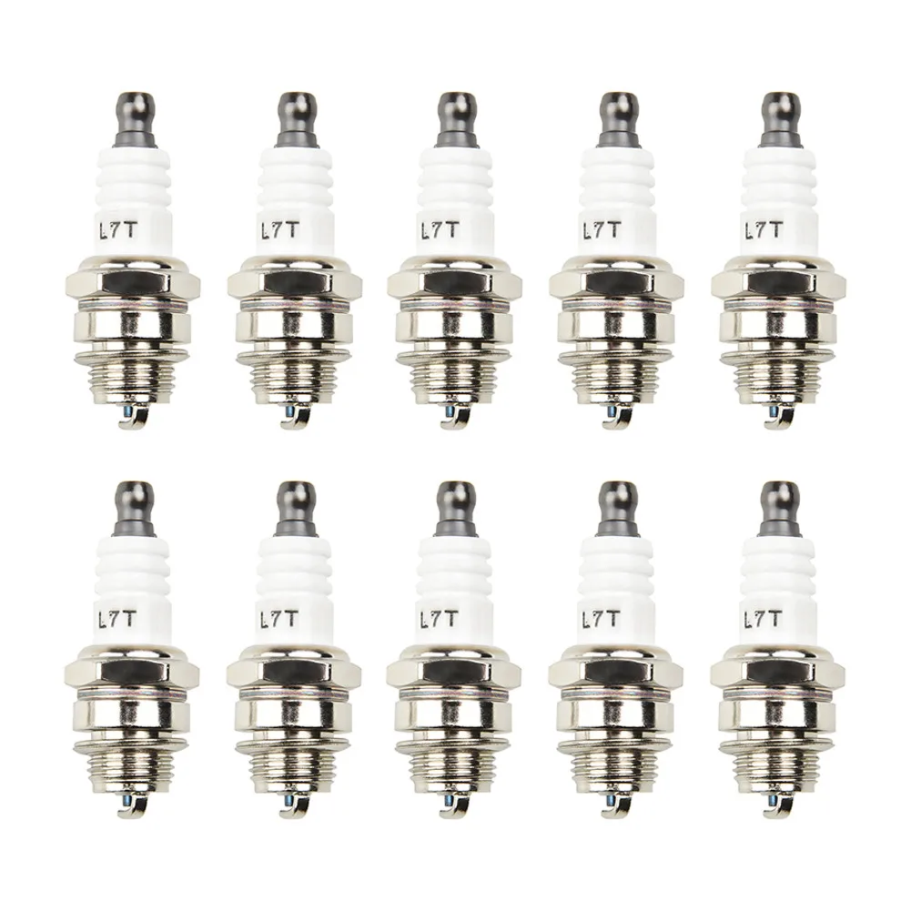 10PCS Replacement Spark Plug L7T For Stihl Hedge Trimmer Lawnmover Blower Chainsaw For Husqvarna Brushcutter Chainsaw Accessory