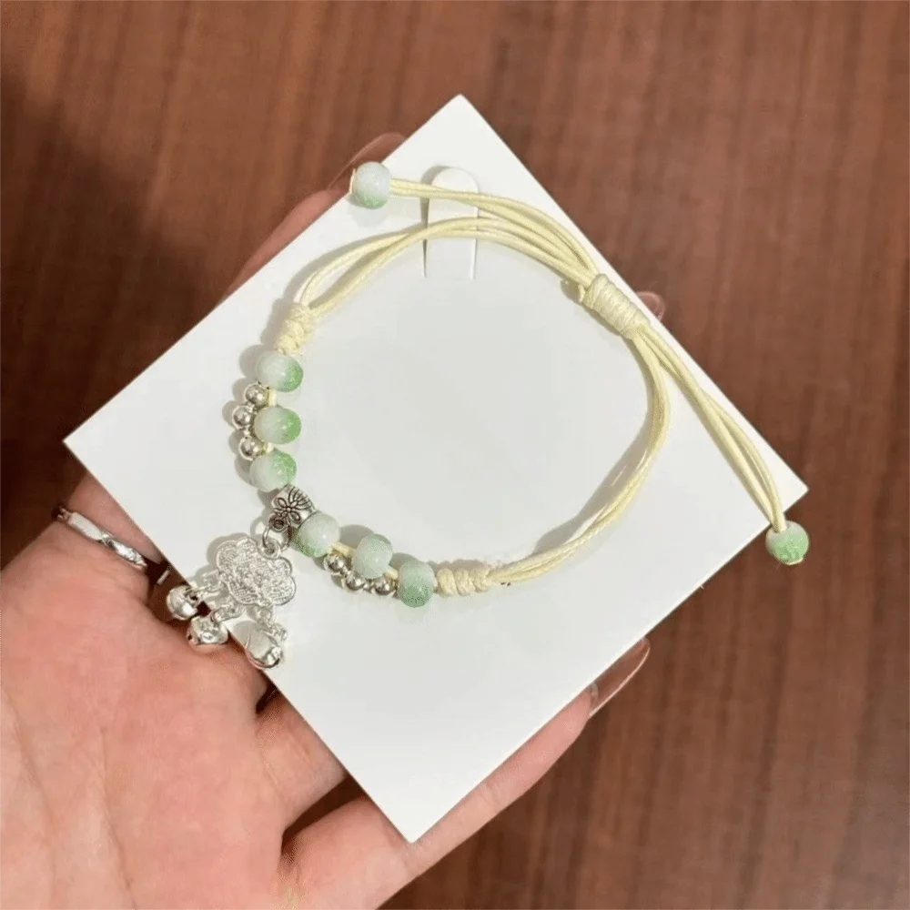 Safe Hand String Hand Rope Tassel Bracelet Male and Female New Hand String Bracelet Centenary Safe Lock Bracelet Gift