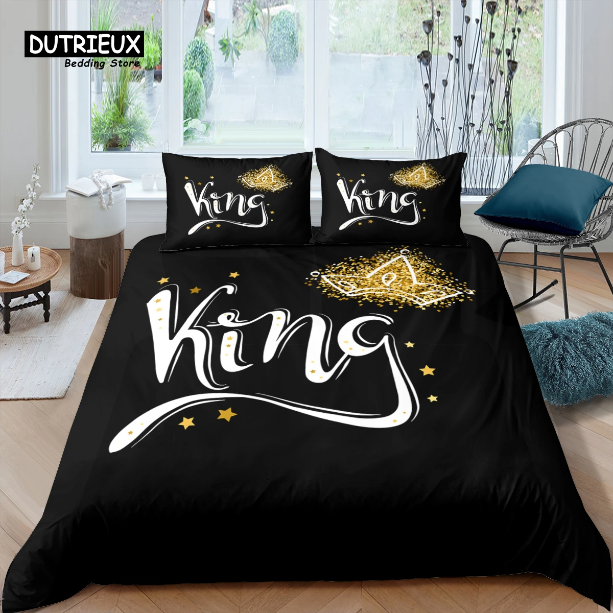 Home Living Luxury 3D King Bedding Set Queen Duvet Cover Set Pillowcase Kids Bedding Set Queen and King EU/US/AU/UK Size