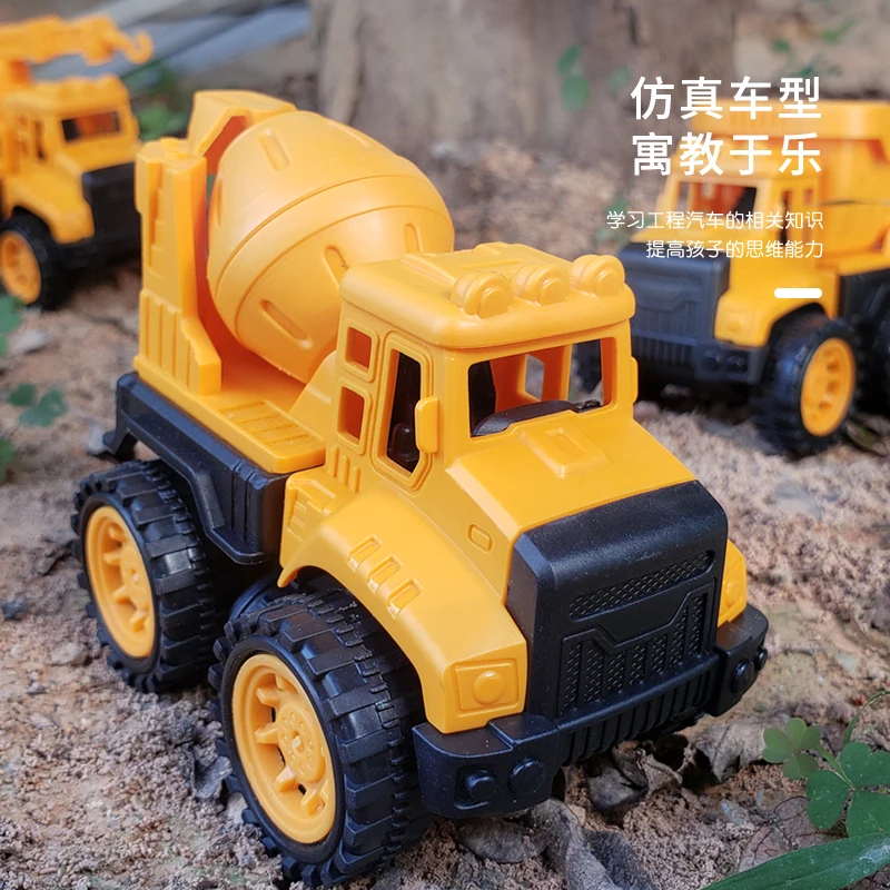 Diecast Car Engineering Model Excavator Crane Dump Truck Garbage Vehicle Classic City Construction Children Toy for Boy