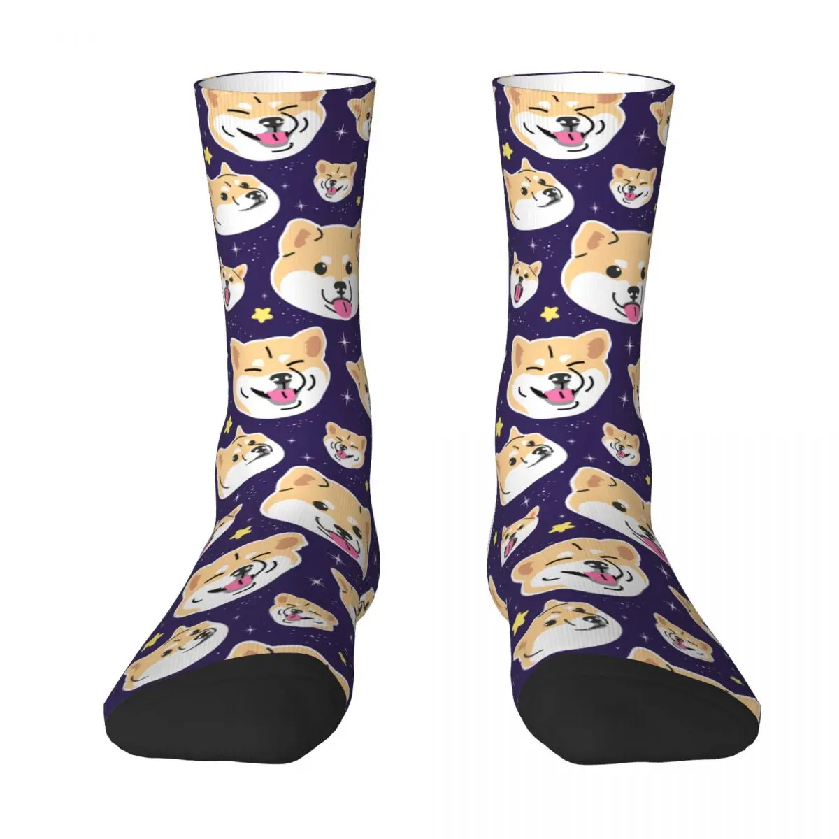 

Shiba Inu Dog Dogs Pet Puppy Sock Socks Men Women Polyester Stockings Customizable Design