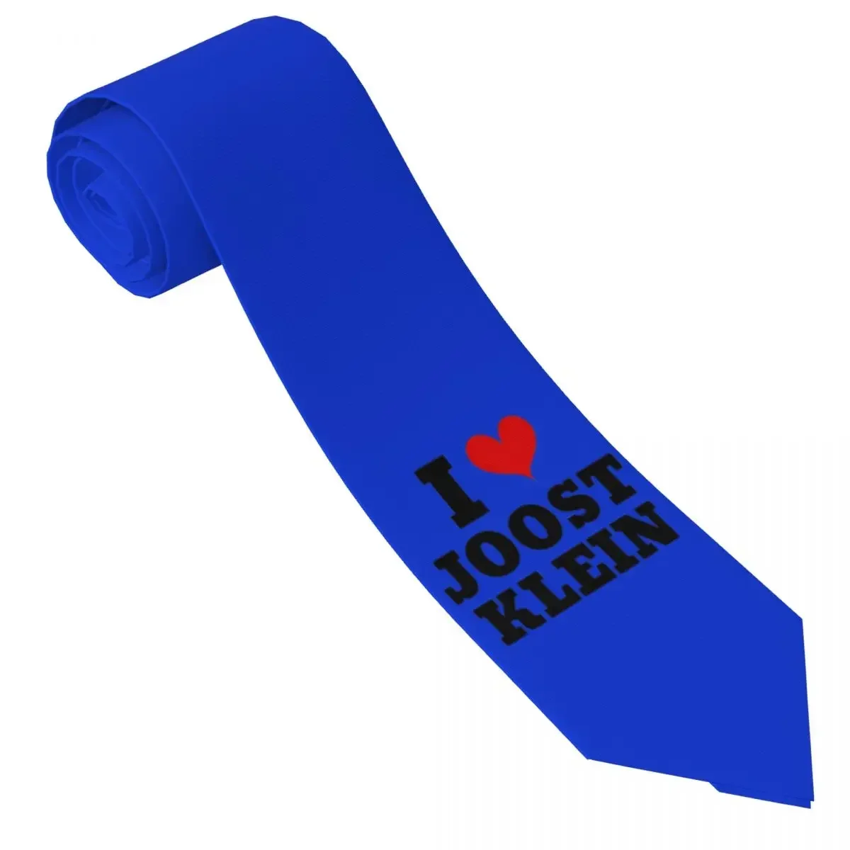 I Love Joost Klein Eurovisions 2024 Tie Daily Wear Neck Ties Cute Funny Neck Tie For Male Collar Tie Necktie Birthday Gift