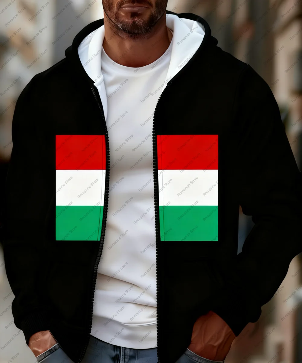 Men's Long Sleeve Zipper Maple Leaf Hooded Sports Shirt Autumn Winter Casual Jacket Hoodie Men Women's Hoodie Kids Hoodie