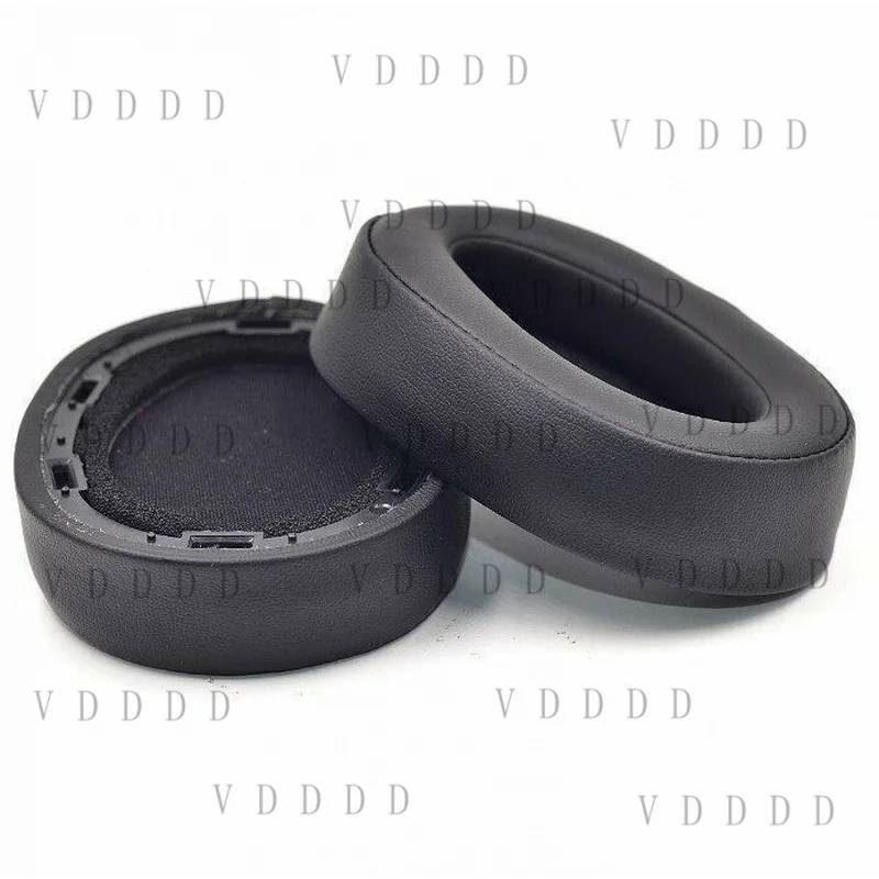 L... Black Ear Pads Ear Cushion For Sony MDR-100ABN WH-H900N Headphones Replace Parts