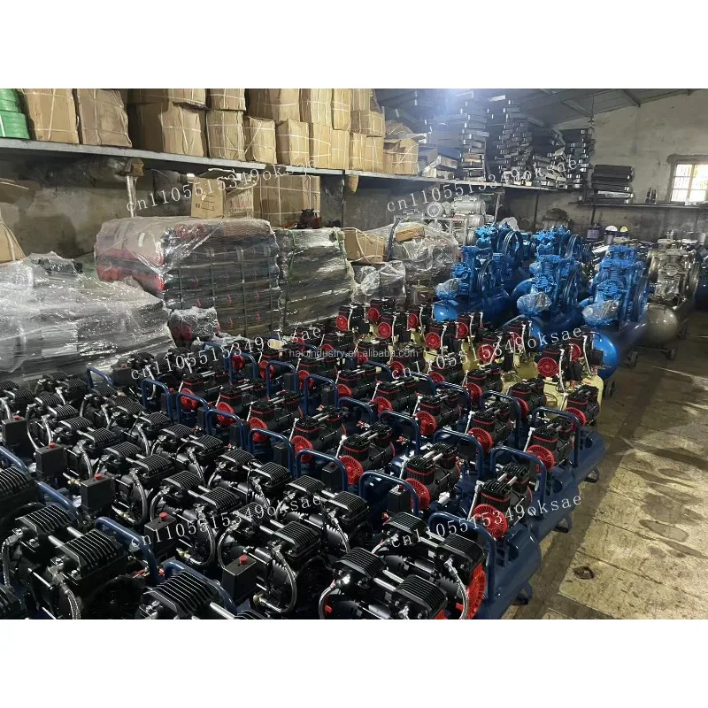 Neuer ölfreier und geräuschloser 6,8 PS 140 l 8 bar Luftkompressor