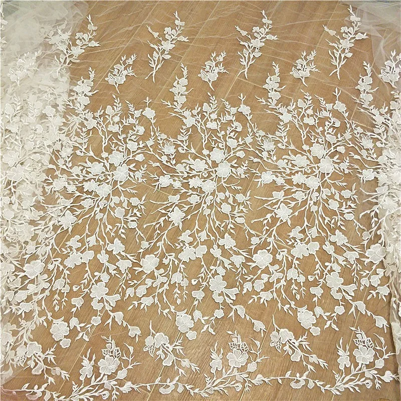 جديد رائع التطريز الدانتيل شبكة DIY المواد اليدوية فستان الزفاف الملابس الستار إكسسوارات ديكور الخلفية