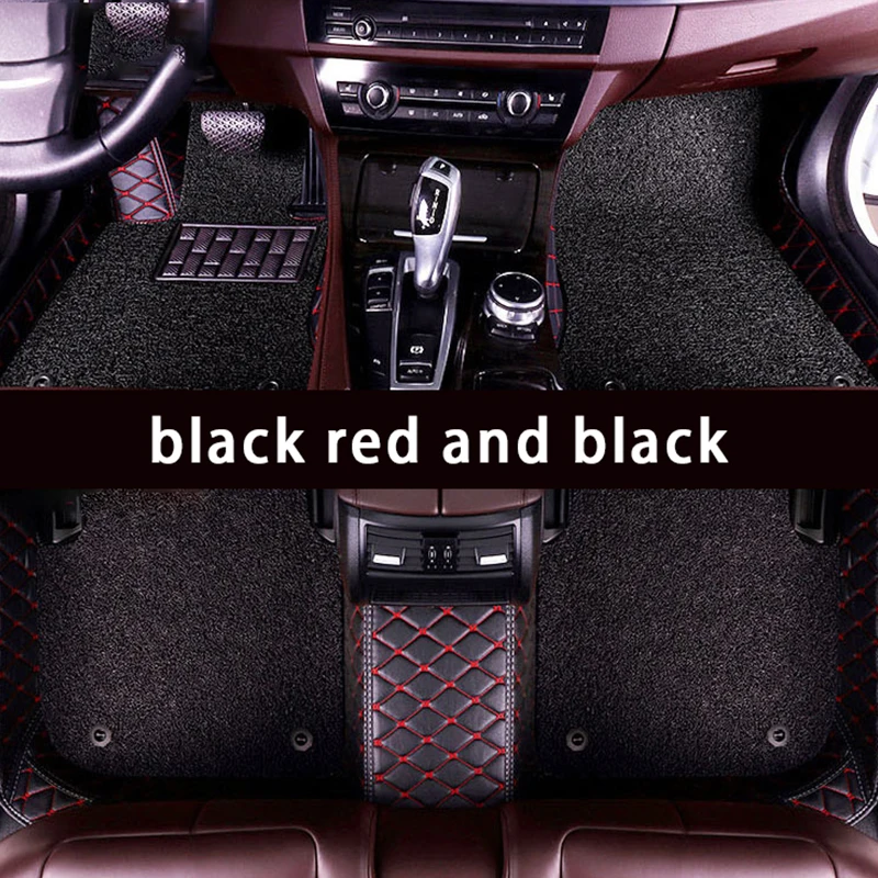 Customized Double Layer Car Floor Mats Are Suitable For Most BMW Models X3 E83 F25 X4 F26 X5 E70 F15 X5M F85 X6 E71 F16 X6M F86