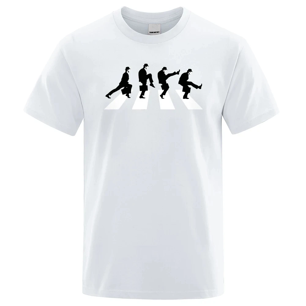 Men T-Shirt Monty Python The Ministry Of Silly Walks T Shirt Fashion Funny Short Sleeved Cotton Oversized Tshirt Tee 63681