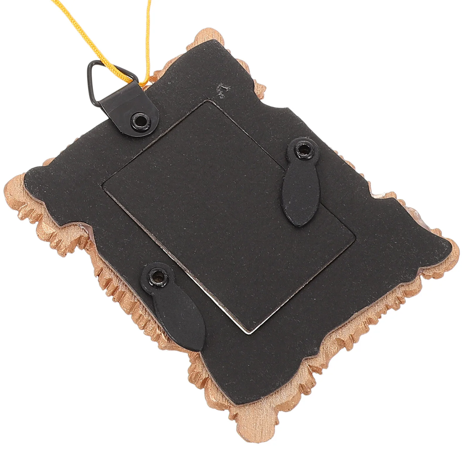 إطار صورة صغير زخرفة خمر البيضاوي حبل معلق شجرة عيد الميلاد ديكور لجدار المنزل لتقوم بها بنفسك عرض الصور الذهب الصغيرة