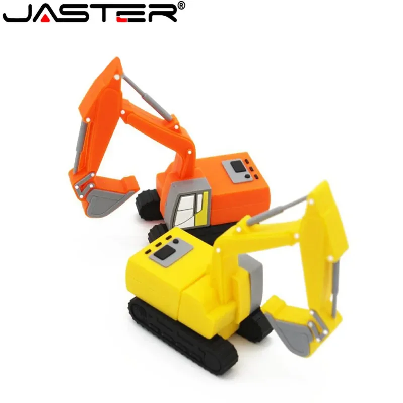 JASTER New truck model usb flash drive pen drive excavator special car pendrive 8gb 16gb 32gb 64gb memory stick real capacity