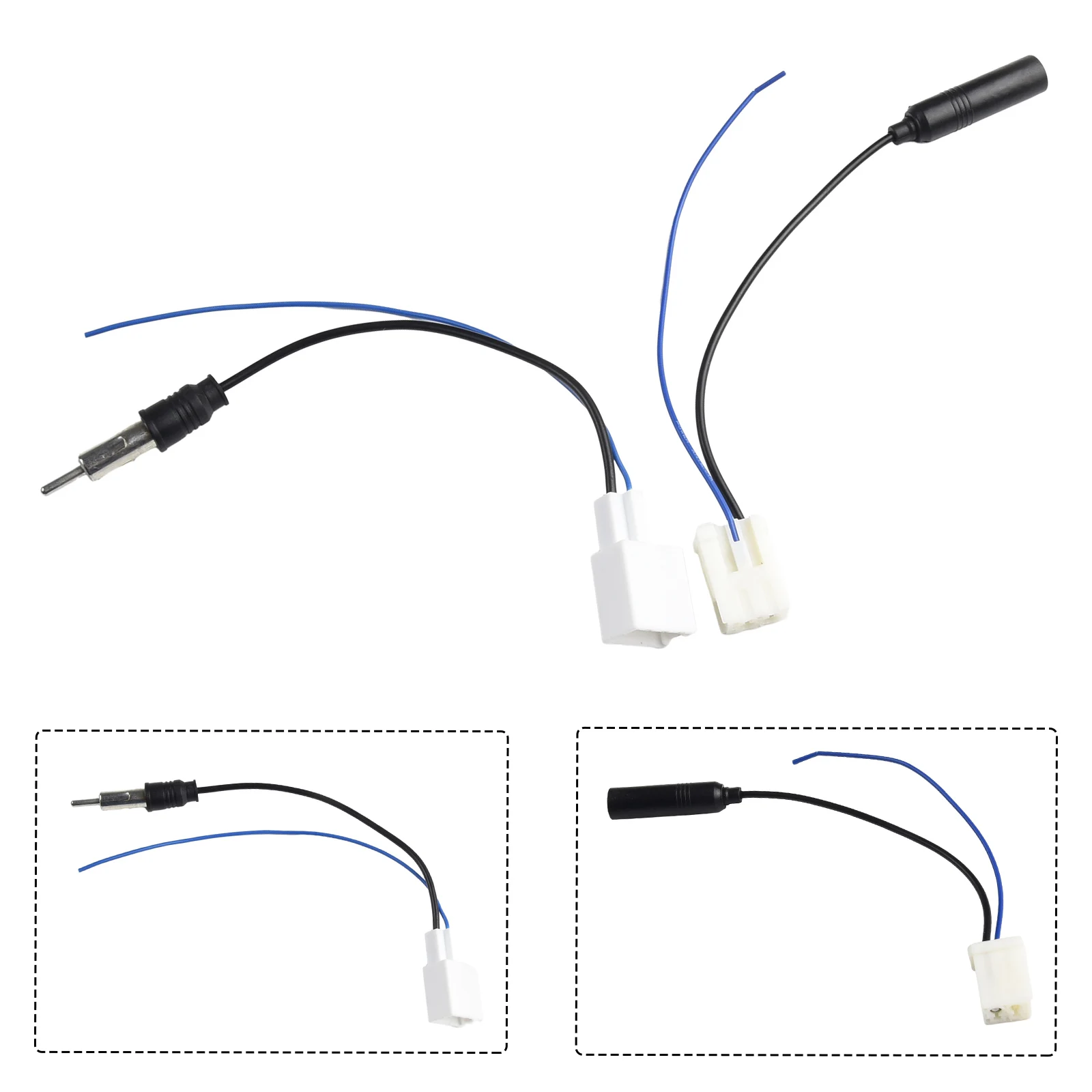 Car Audio Radio Wiring Harness ABS As Shown In The Picture Car Accessories DC 12V Replacement Made Of High Quality For Toyota