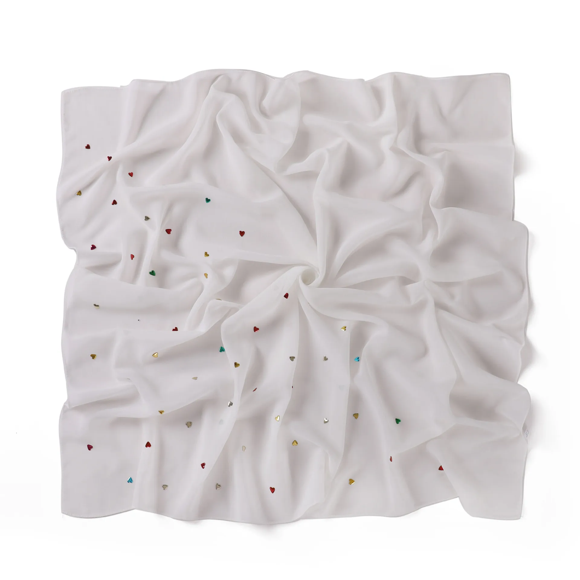 

Chiffon Scarf Women 90cm Solid Color Head Scarves Square Fashion Neck Accessories For Ladies Bag Scarf Hair Ties Kerchief Mujer