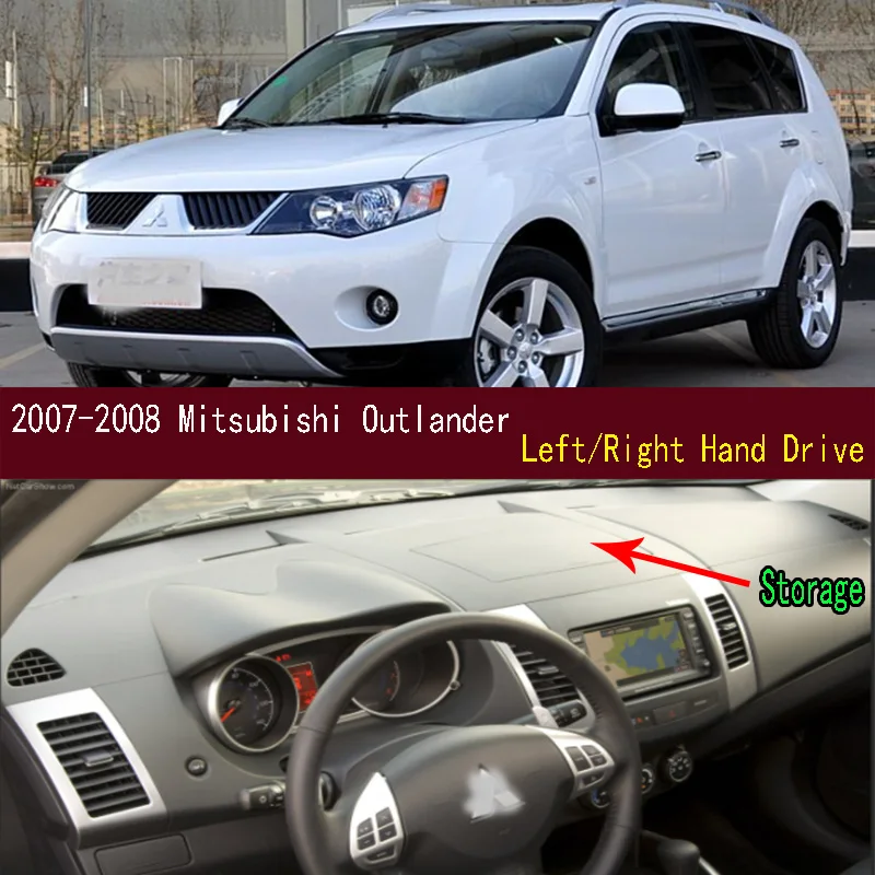 

For 2007-2008 Mitsubishi Outlander Dashmat Dash Mat Dashboard Cover Instrument Panel Sunscreen Pad Ornaments