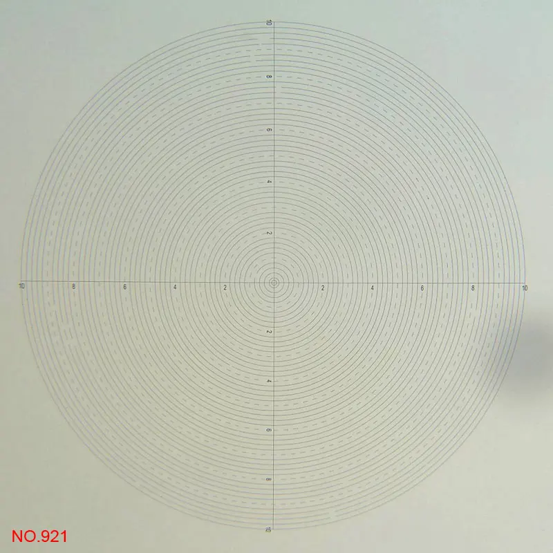 Durchmesser 24 mm Stereomikroskop Okular Mikrometer Graticule Lineal Okularabsehen für Olympus Mikroskop CX23 BX SZX Serie – Detail 5