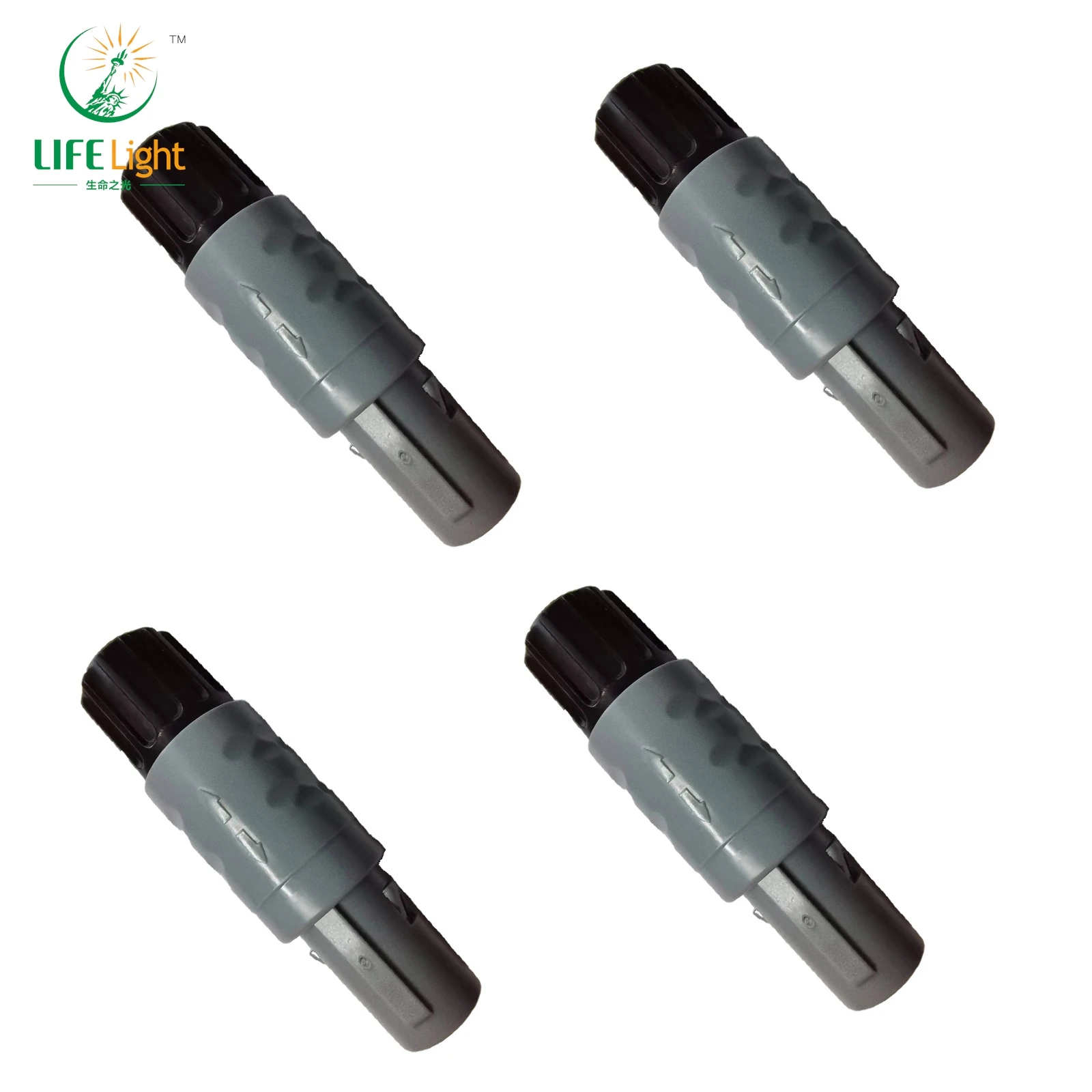 

4 Pcs NIBP Cuff Single Tube Connector Adapter, Single Tube Air Hose Adapter Connector