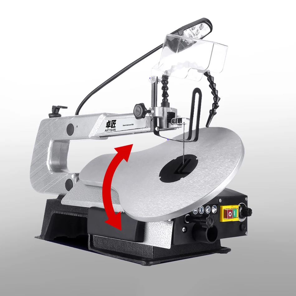 XS01 Desktop Curve Saw Woodworking  Electric Saw Carving Machine Household Wire Saw Flower Pulling Saw Metal Board Cutting