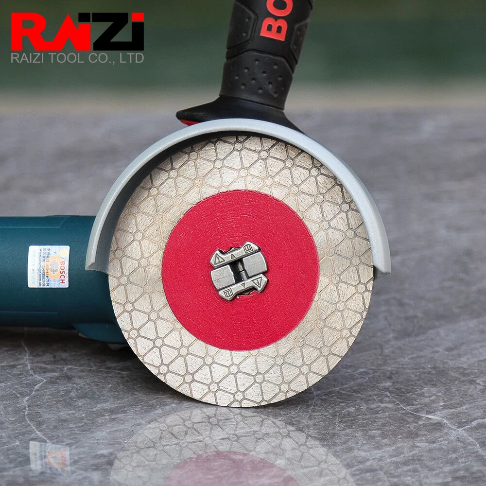 RAIZI 5inch/125mm XLOCK Diamond Saw Blade For Cutting and Grinding Tile Ceramic Porcelain Diamond Tile Cut Disc Blade