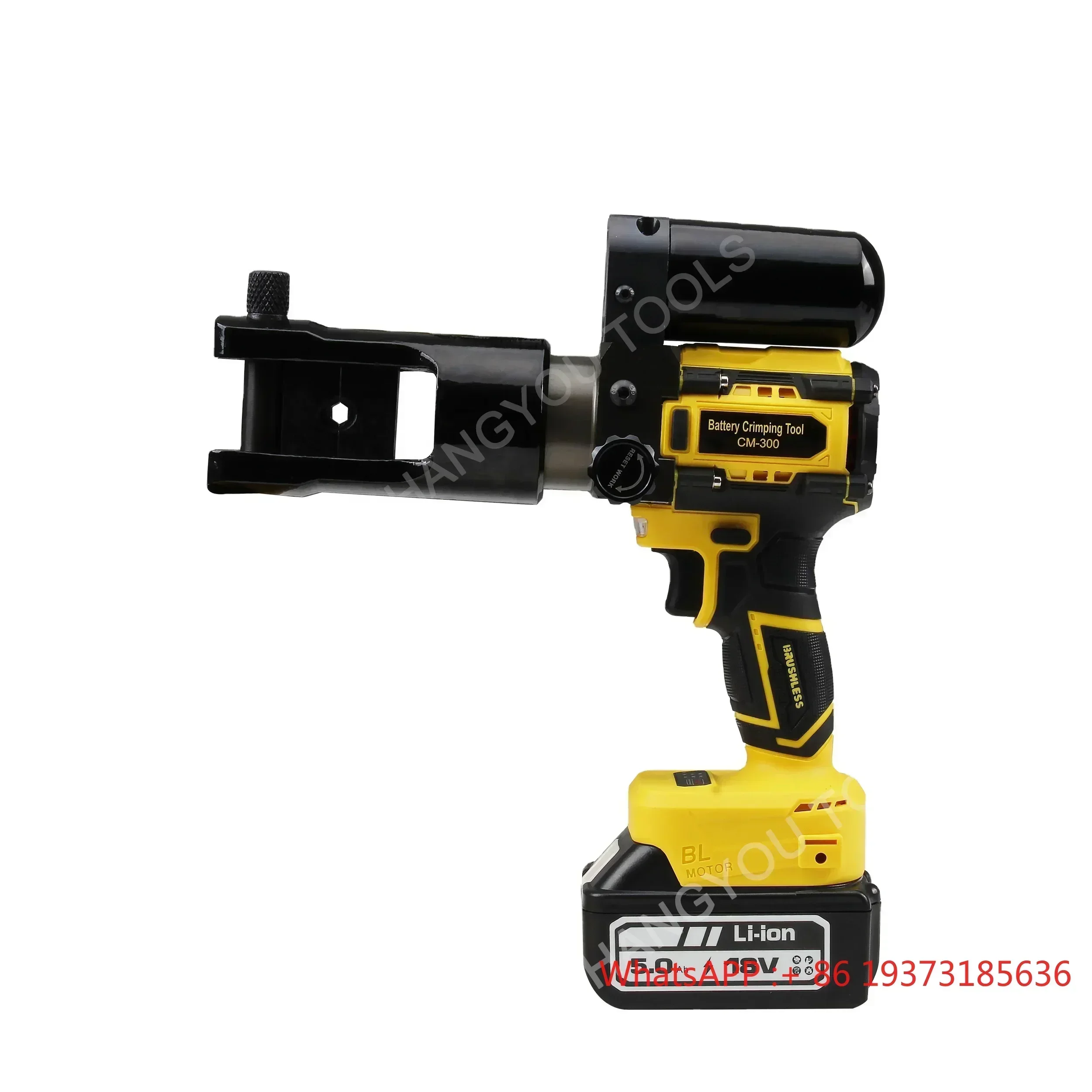 CM-300 Hydraulic Crimping Tool battery crimping machine Battery Power Crimper for Cu Al Cable