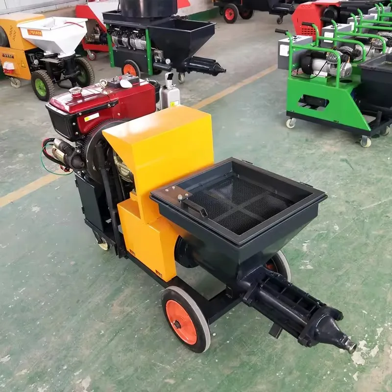 

Wholesale Automatic Sand Mortar Spraying Pump Machine Mortar Spraying Machine Cement Powder Wall Plaster Concrete
