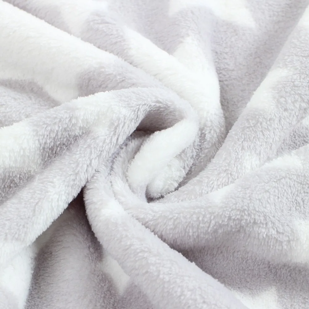 2pcs/set Stuffed Animal Plush Baby Blanket 75*100cm Flannel Newborn Baby Sleeping Blanket Bunny Design Baby Gift