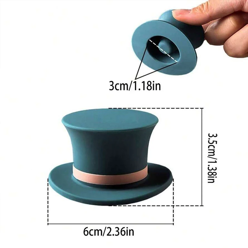 1/3/6PC Magic Hat Silicone Wine Stopper - Dustproof & Freshness-Preserving Bottle Seal for Red Wine and Champagne, Easy Storage