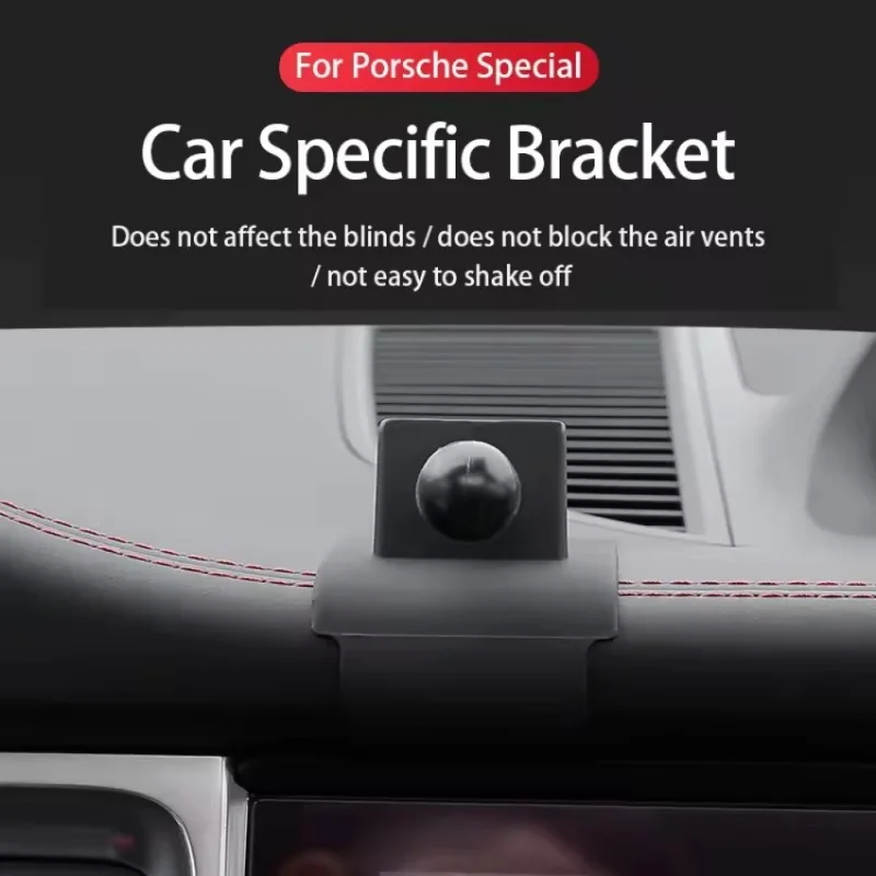 

Car Mobile Phone Holder Navigation Bracket Dedicated Base For Porsche Cayenne Macan Paramera 718 911 Car Air Outlet Bracket